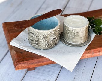 French Butter Dish/Ceramic Better Dish/Handmade Pottery/Butter Bell