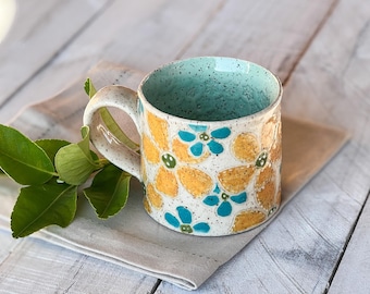 Ceramic Mug, Handmade Pottery,Coffee Mug
