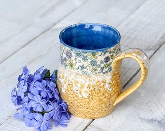 Ceramic Mug/Coffee Mug/Handcrafted Pottery