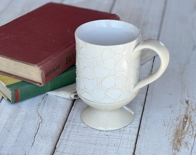 Paw-ttery Collection, Pepper Mug, Ceramic Mug, Handmade Pottery,Coffee Mug