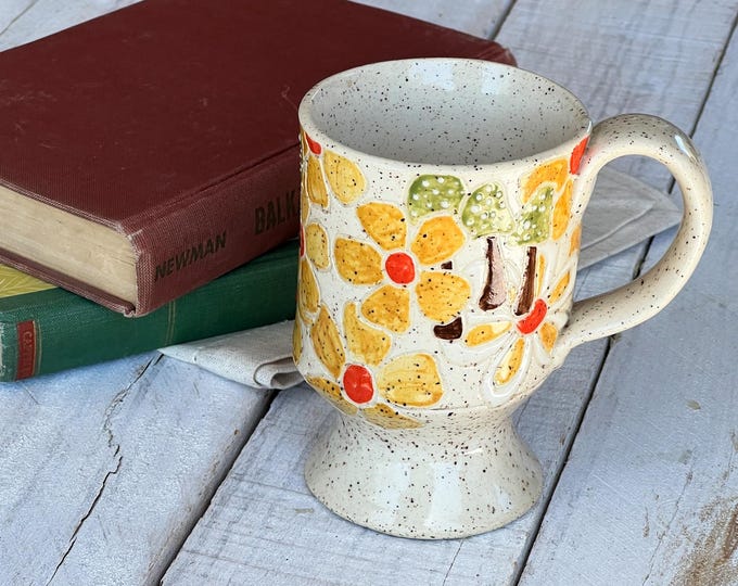 Paw-ttery Collection, Bowie Mug, Ceramic Mug, Handmade Pottery,Coffee Mug