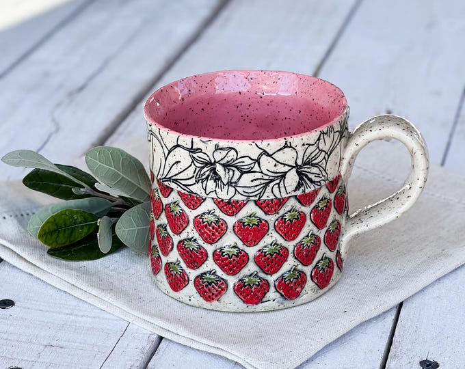 Ceramic Mug, Handmade Pottery,Coffee Mug