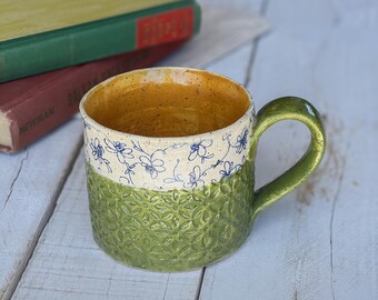 Paw-ttery Collection, Billy Mug, Ceramic Mug, Handmade Pottery,Coffee Mug