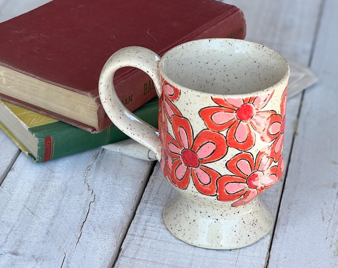 Paw-ttery Collection, Missy Mug, Ceramic Mug, Handmade Pottery,Coffee Mug