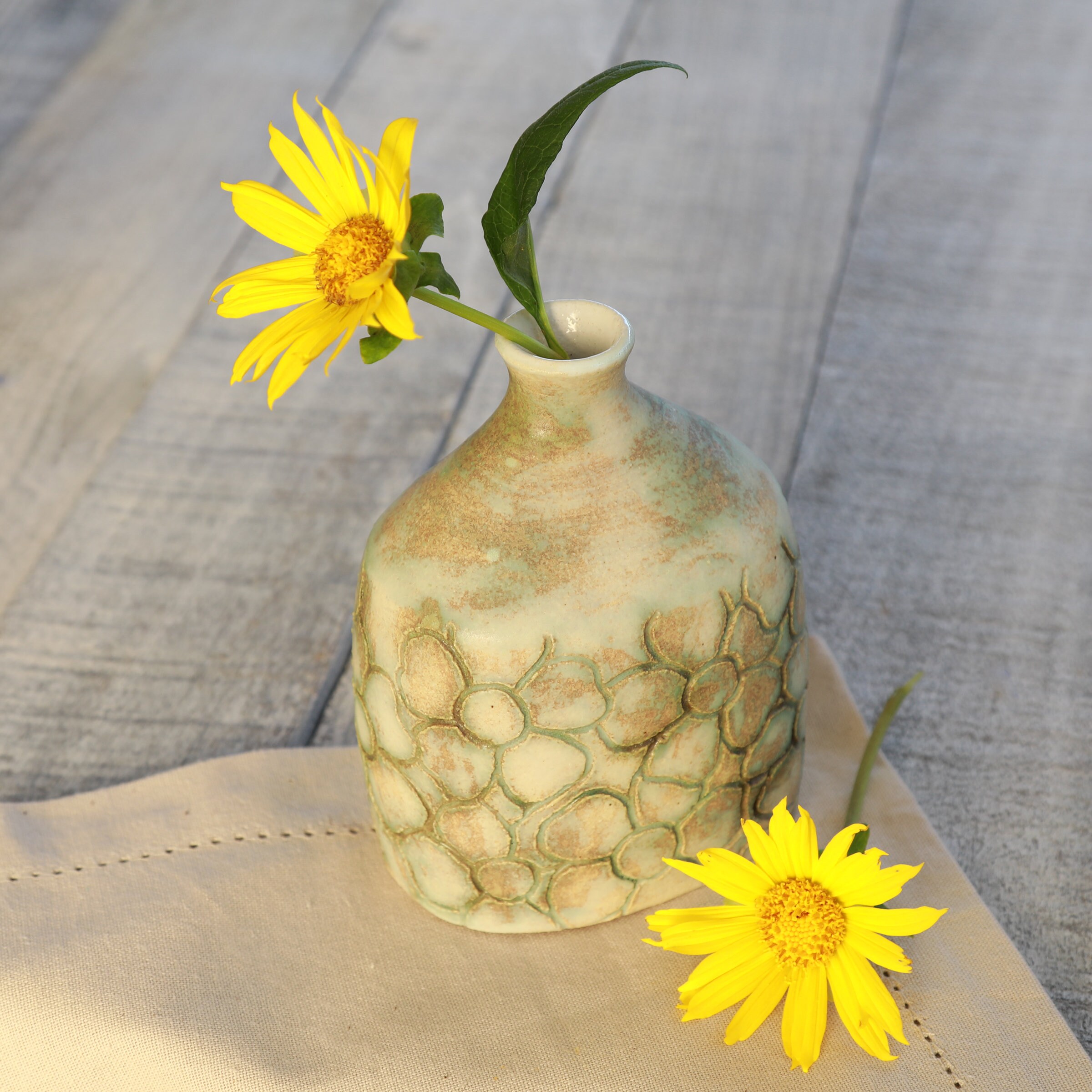 River Road Bud Vase/handmade ceramic bud vase/hand made pottery bud