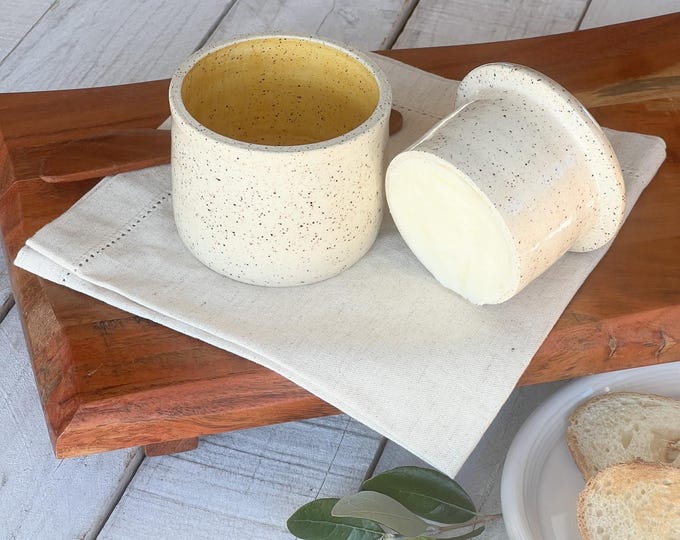 French Butter Dish/Ceramic Better Dish/Handmade Pottery/Butter Bell