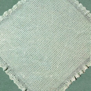 Baby Crochet Shawl Pattern - PDF Download - 4 ply Square crocheted shawl