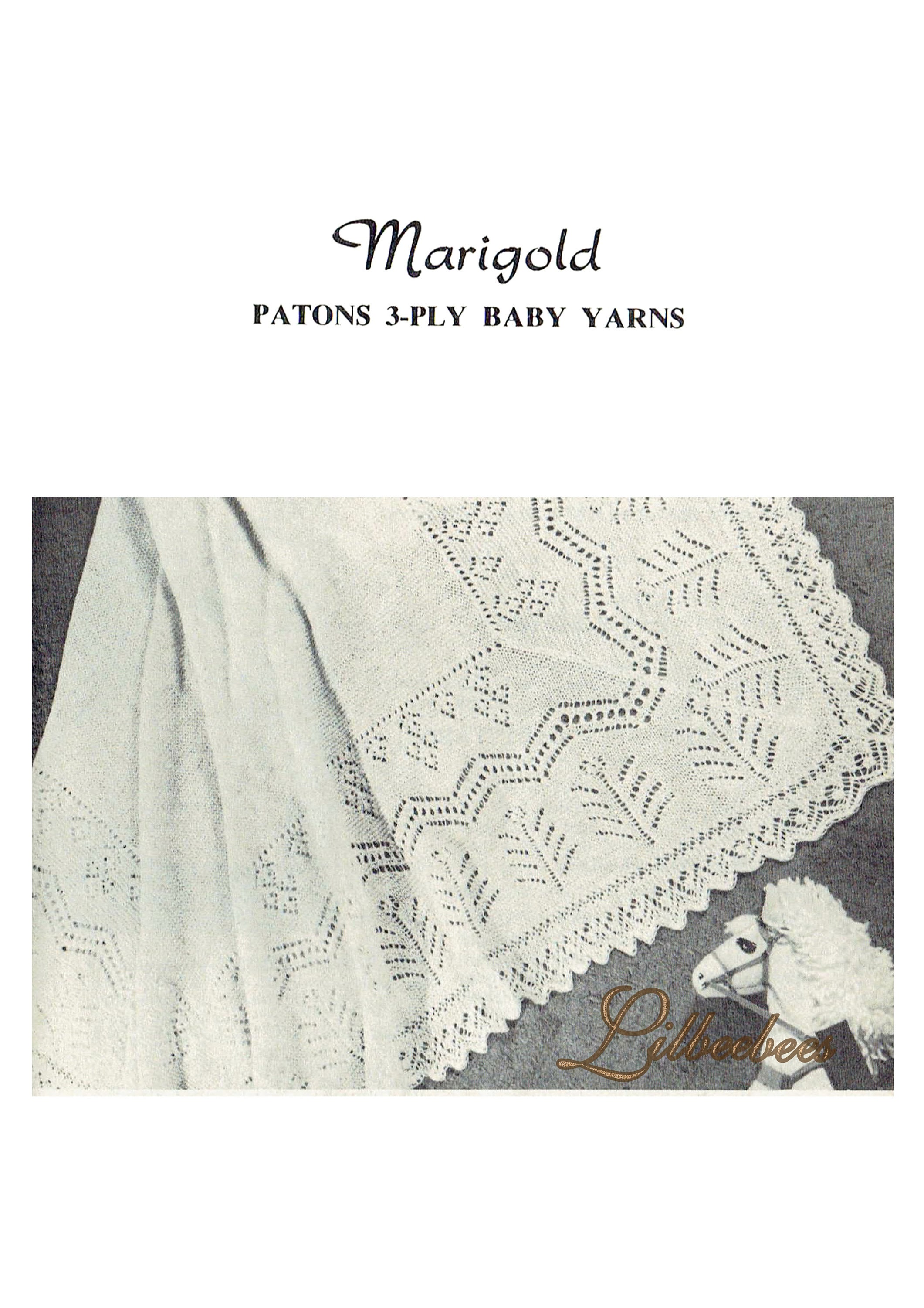 3ply Baby Shawl Knitting Patterns