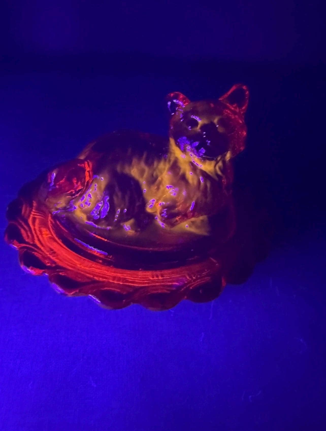 Cat on Nest Dish - Etsy