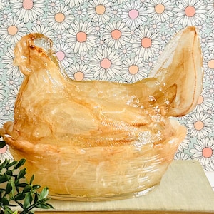 Rare Indiana Glass Hen - Etsy