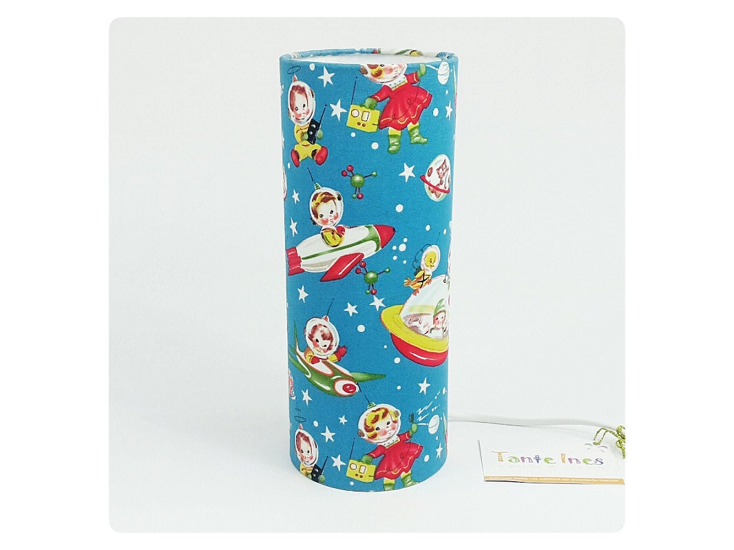 Lampe Retro Pour Enfant - en Route Vers La Lune