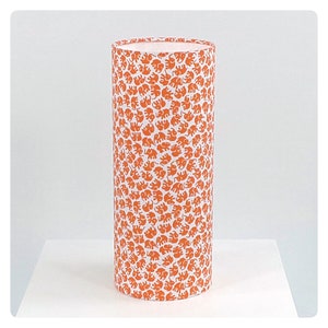 Orange kids lampshade - Elephant (orange) - Tube shade