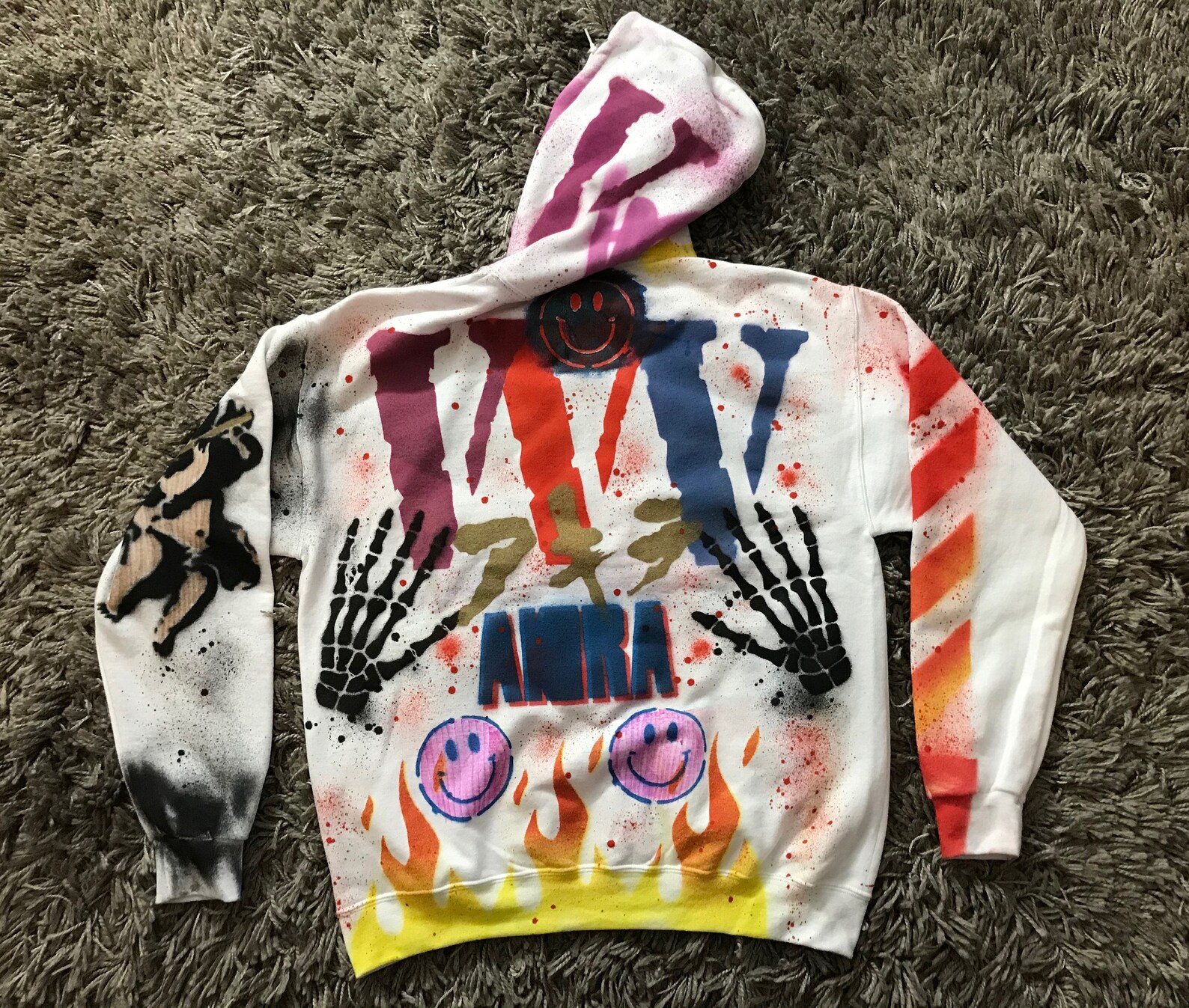 Kids See Ghosts Hoodie / Kanye West Hoodie / Kid Cudi Hoodie / | Etsy