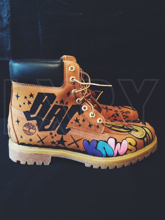 custom painted timberland boots