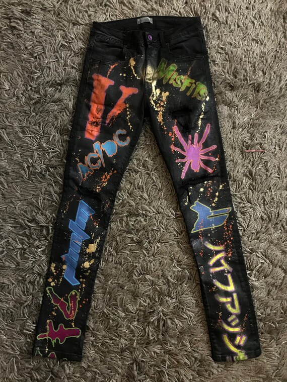 vlone denim jeans