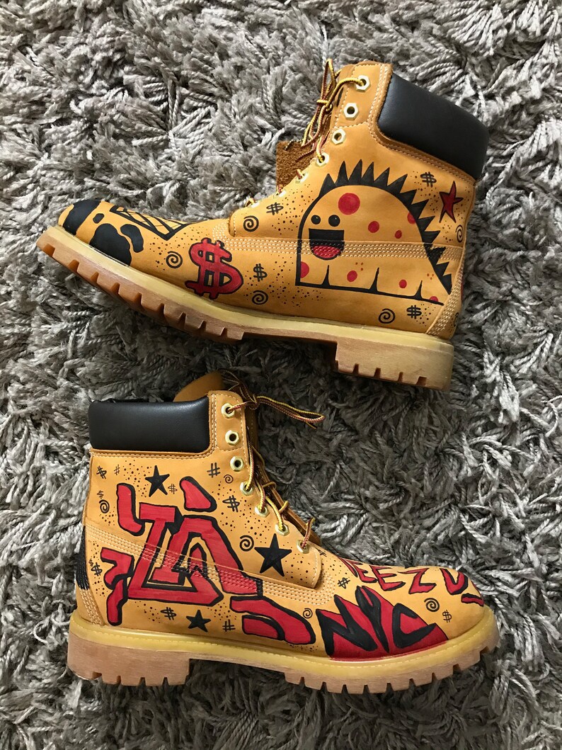 custom painted timberland boots