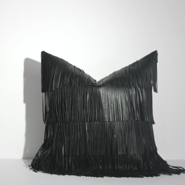 Faux Leather Fringe Etsy