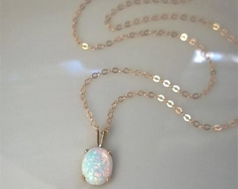 Details about   Antique Round White Opal Pendant Necklace Nickel Free Jewelry Gift 14K Rose Gold 
