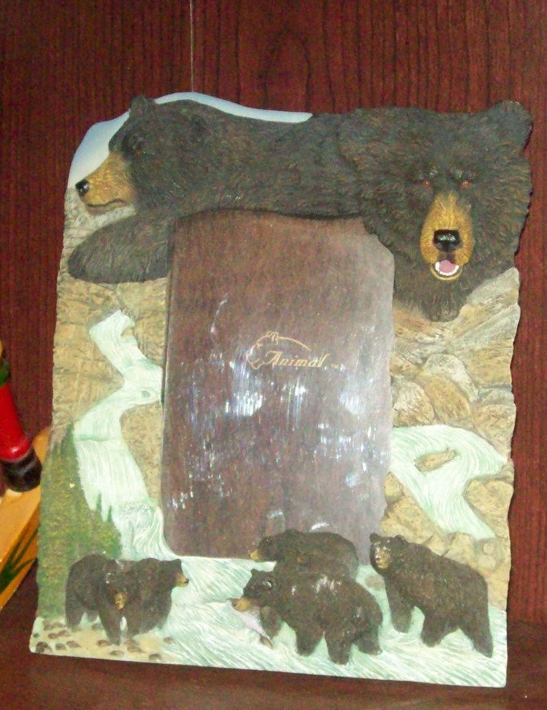 BEAR PHOTO FRAME 9 x 8