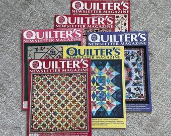 1992 Vintage Quilter's Newsletter Magazines, Vintage Quilting Patterns, Back Issues Quilting Magazine, Quilts, How To Quilt Patterns