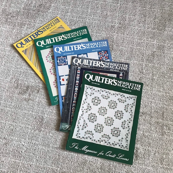 Back Issues of Quilt Magazine Etsy
