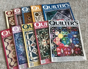 1993 Vintage Quilter's Newsletter Magazines, Vintage Quilting Patterns, Back Issues Quilting Magazine, Quilts