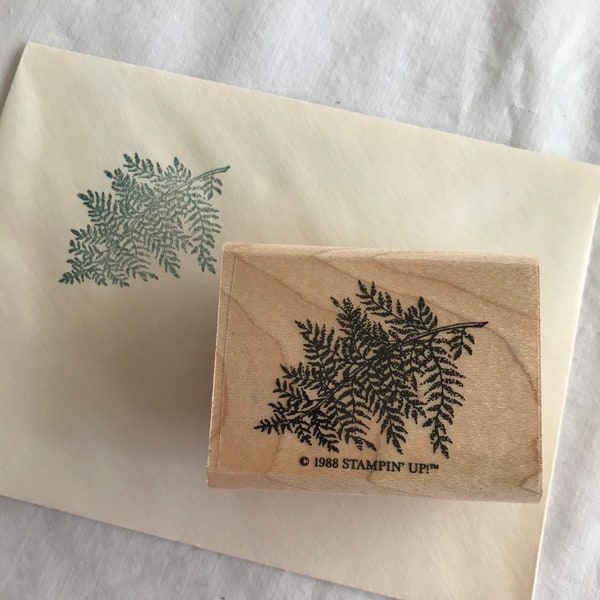 1988 Pine Branch Rubber Stamp, Pine Needles Stamp, Simple Stamps Rubber, Rubber Stamps, Vintage Stamps, Rare Rubber Stamps, Vintage Stamping