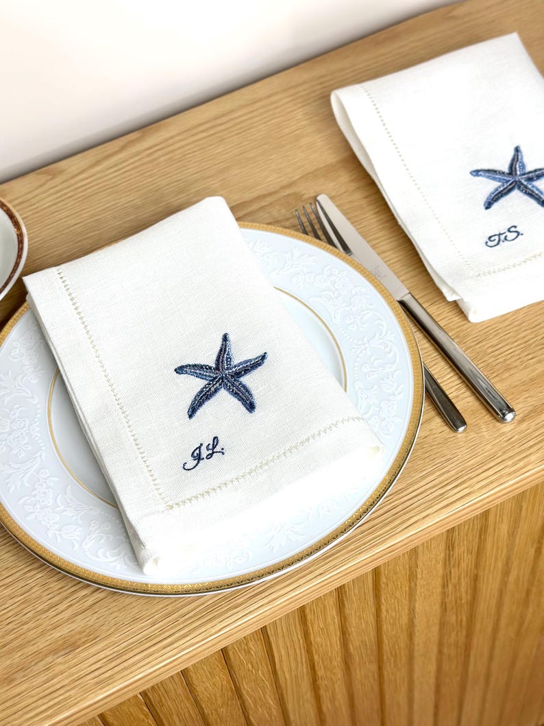 SanpoEmbroidery Linen Napkin