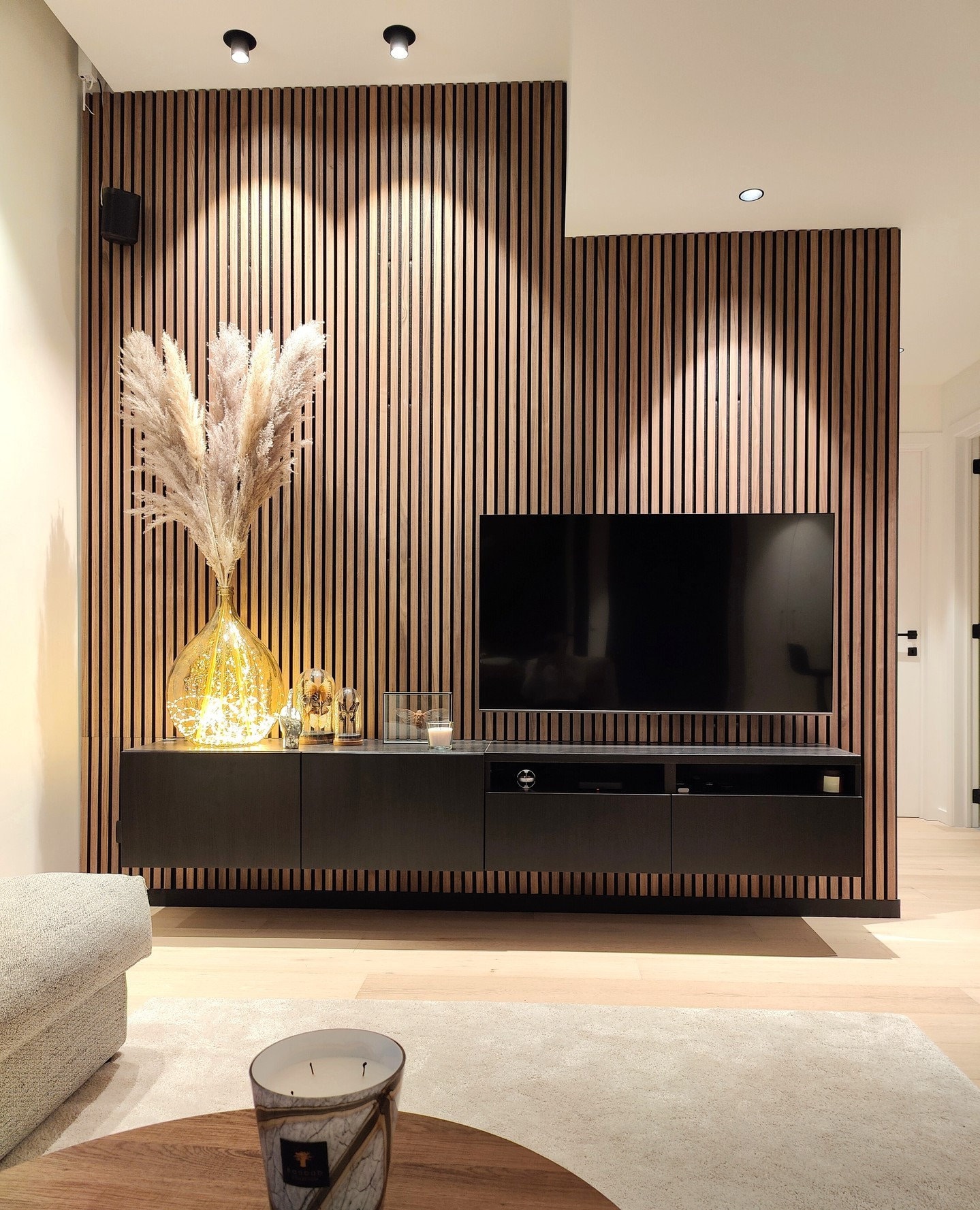 Acoustic Wood Slat Panels (94.49” X 25.2” | 16 Sqft
