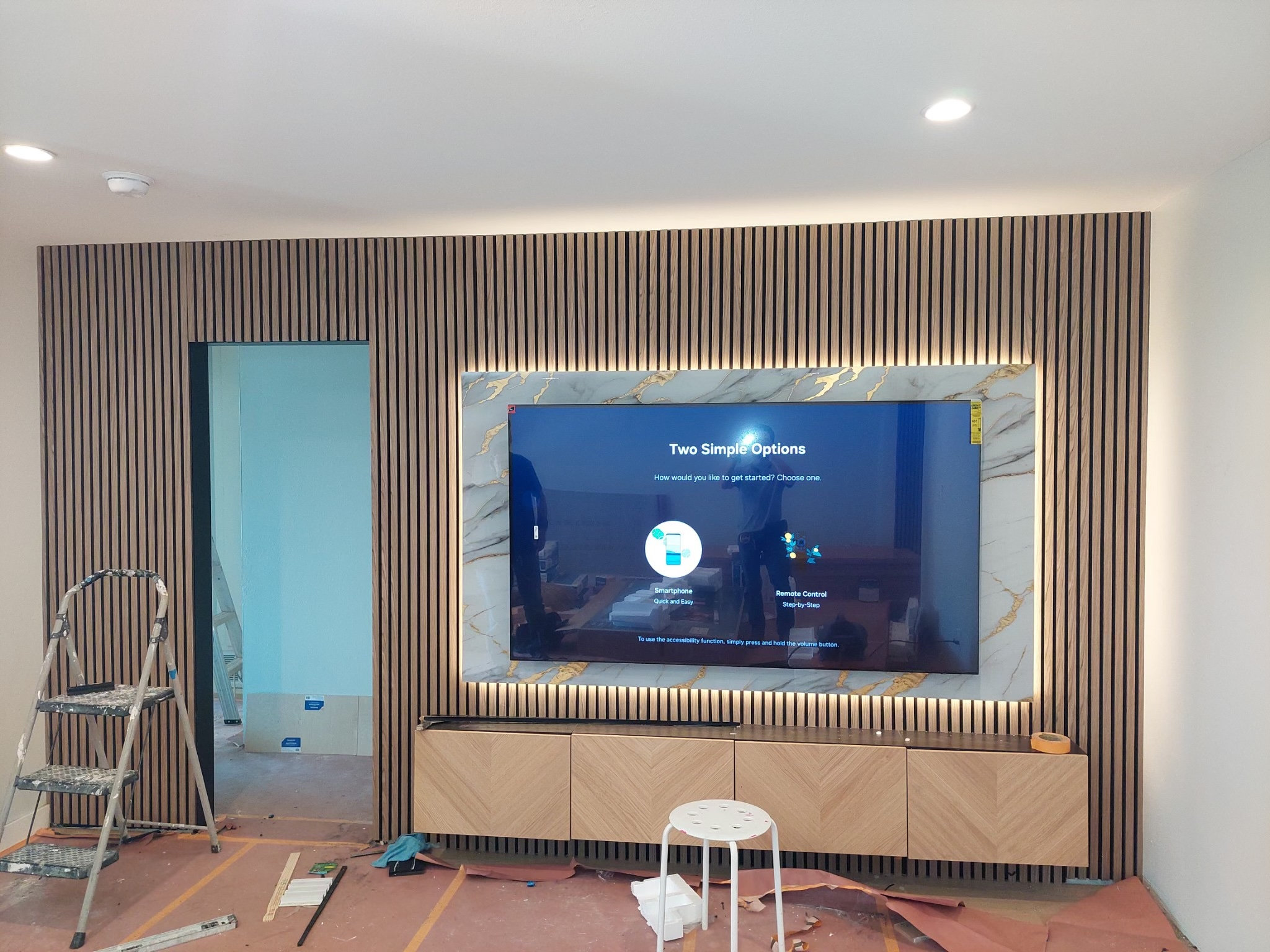Acoustic Wood Slat Panels (94.49” X 25.2” | 16 Sqft) | Soundproof ...