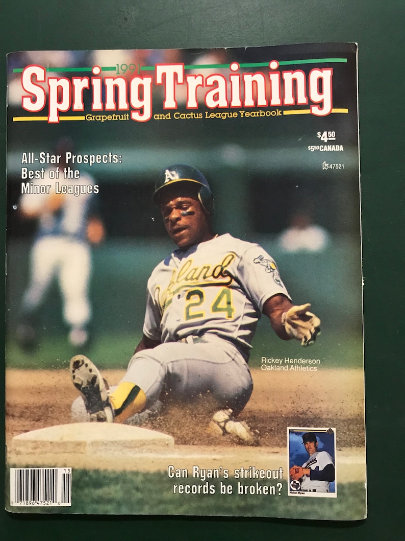 1991 Spring Training program