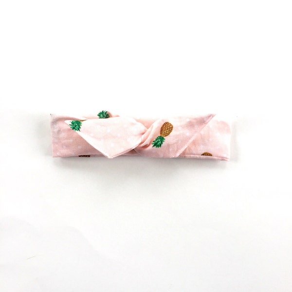 Allie Bow Hot Pink Organza Headband main image 1