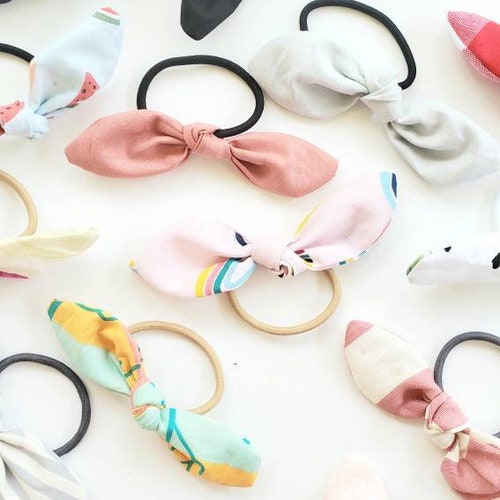 Hair Tie Variety Pack Pony Bow GRAB BAG Bun Hair Tie Etsy