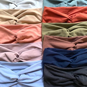 Grab Bag Solid Color Surprise Stretchy Turban Headband, Women’s Wide Headband, Work Out Headband, Headwrap