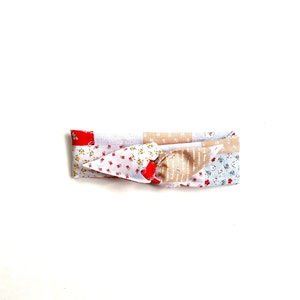 Vintage Patchwork Quilt Wire Headband Set, Quilter Gift Headband, Cottagecore headband, Women&#39;s Headband