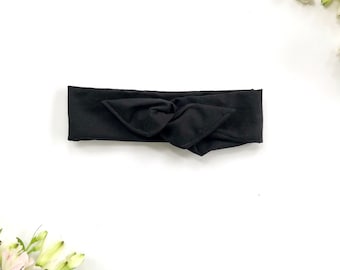 Black Boho Wire Headband, Black Headband, Boho Headband, Baby Headband, Toddler Headband