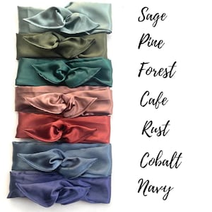 Satin Women's Headband, Headband, Wire Headband, Baby Headband