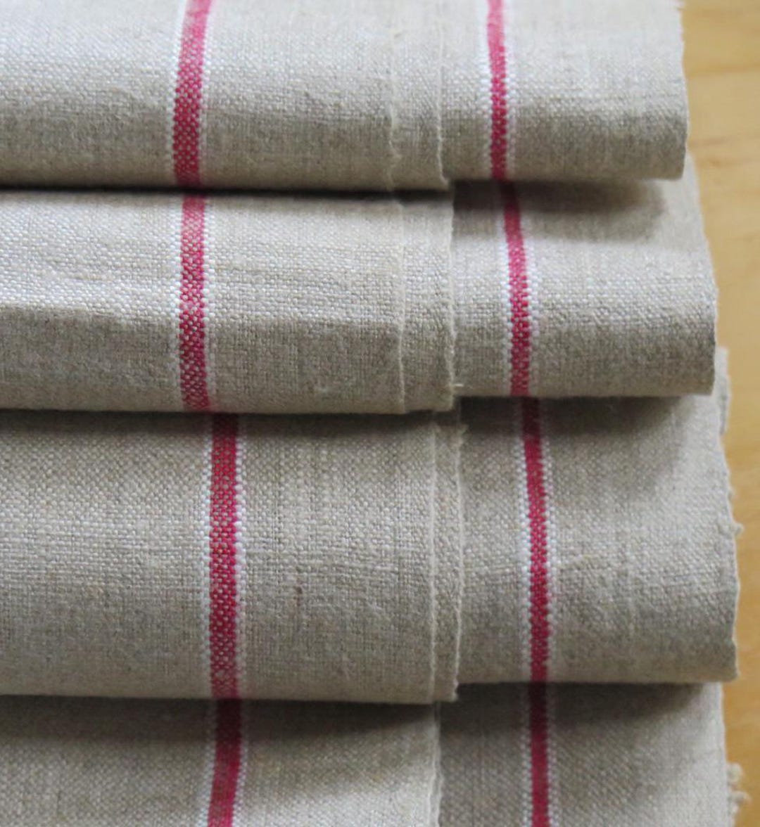 Ca.1920 Ancient Unused Dark Pure Linen Mangle Cloth Ideal for Sewing ...