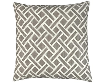 Housse de coussin EASTWO sable blanc scandinave géométrique graphique lin structure maison de campagne housse de coussin coussin canapé coussin décoratif salon