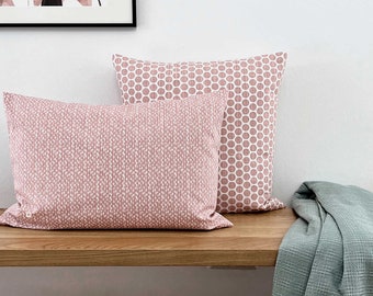 1 cushion cover RIVERBED light old rose pink pastel linen look country house Scandinavian living room cushion cover cushion sofa cushion decorative cushion