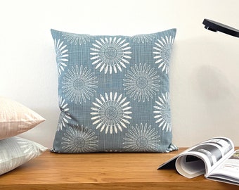 Cushion cover IVA pastel blue blue flowers sofa cushion cushion cushion covers decorative cushion cushion cover decorative cushion living room spring summer country house