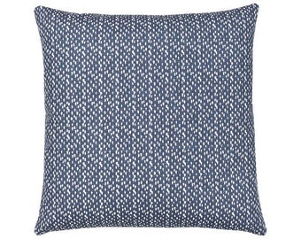 Cushion cover RIVERBED jeans blue blue white 40x40 50x50 60x60 Scandinavian country house maritime geometric sofa cushion decorative cushion cover