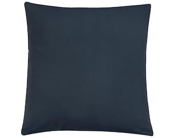 Cushion cover SOLID blue plain Scandinavian country house maritime decorative cushion cushion cover sofa cushion decorative cushion living room lounge