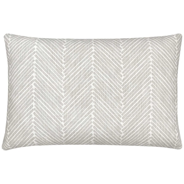 Kussenhoes GRIFF licht ivoorwit visgraat Scandinavisch geometrisch grafisch linnen textuur cottage sofa kussen sierkussen kussen