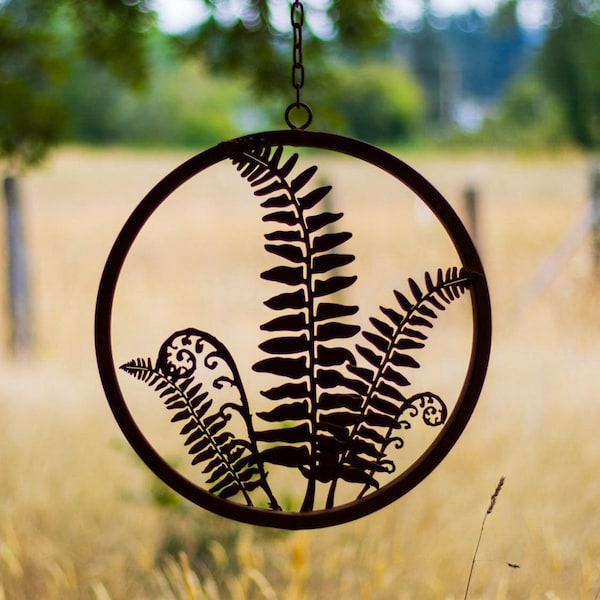 Fern Ring | Rustic Metal House Decor | R220