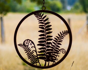 Fern Ring | Rustic Metal House Decor | R220