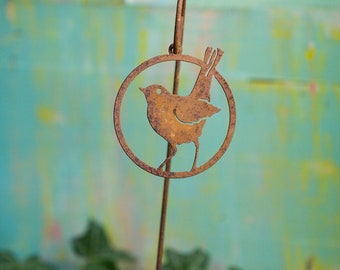 Baby Robin Ornament | Wild Bird Art | Metal Christmas Ornament | Robin Christmas Tree Decoration | Metal Bird Art | Metal Bird Gift | CO105
