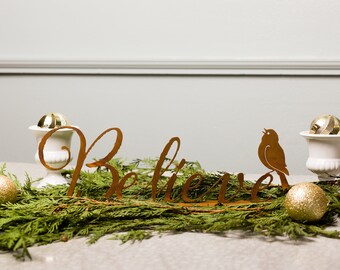 Mantle Decor Letter Etsy