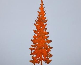 Spruce Tree - LARGE | Evergreen Tree Art | Pacific Northwest Art | Forest Art | Metal Cabin Decor | Metal Christmas Tree | Window Art PT153L
