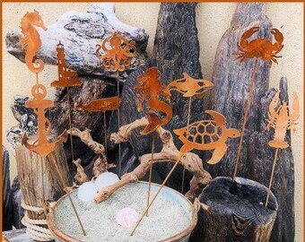 Get Wallpaper Rusted Garden Decor Etsy Desktop Wallpaper